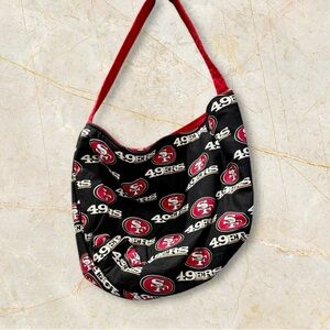San Francisco 49ers Fabric Lined Small Tote Shoulder Bag